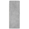 væghængt skab 69,5x34x90 cm konstrueret træ betongrå