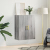 væghængt skab 69,5x34x90 cm konstrueret træ grå sonoma-eg