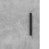 væghængt skab 69,5x34x90 cm konstrueret træ betongrå