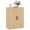 væghængt skab 69,5x34x90 cm konstrueret træ sonoma-eg