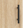væghængt skab 69,5x34x90 cm konstrueret træ sonoma-eg
