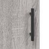 væghængt skab 69,5x34x90 cm konstrueret træ grå sonoma-eg