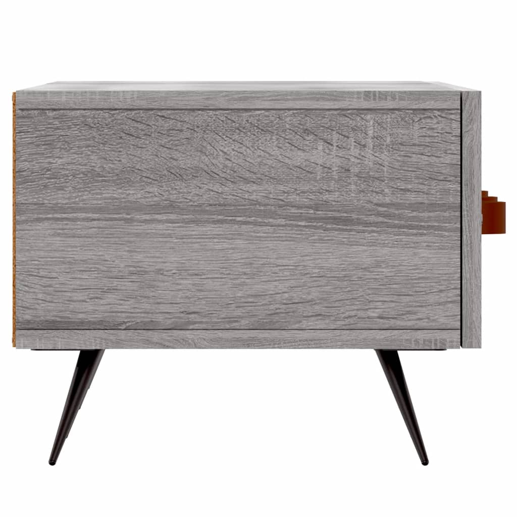 tv-bord 150x36x30 cm konstrueret træ grå sonoma-eg