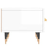 tv-bord 150x36x30 cm konstrueret træ hvid højglans