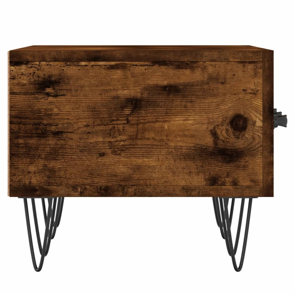 tv-bord 150x36x30 cm konstrueret træ røget egetræsfarve