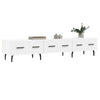 tv-bord 150x36x30 cm konstrueret træ hvid