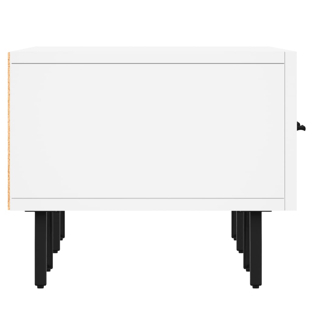 tv-bord 150x36x30 cm konstrueret træ hvid