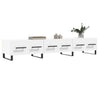 tv-bord 150x36x30 cm konstrueret træ hvid