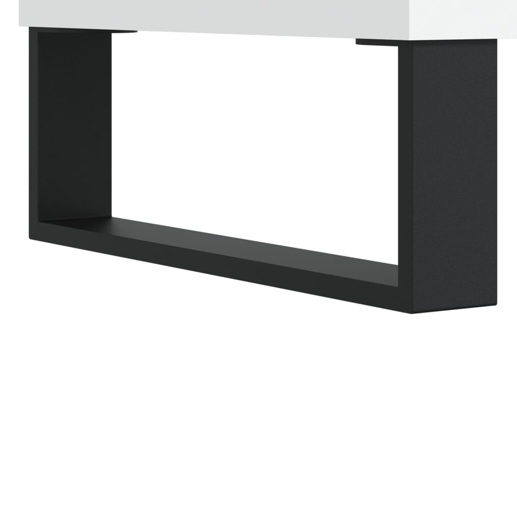 tv-bord 150x36x30 cm konstrueret træ hvid