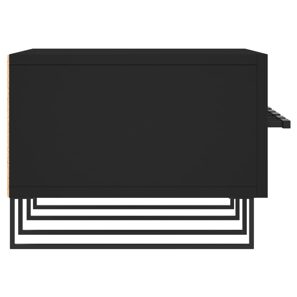 tv-bord 150x36x30 cm konstrueret træ sort