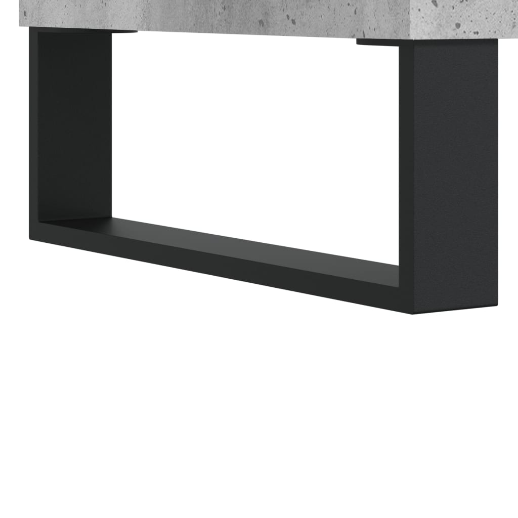 tv-bord 150x36x30 cm konstrueret træ betongrå