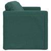 2-i-1 sovesofa 112x174x55 cm stof mørkegrøn