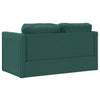 2-i-1 sovesofa 112x174x55 cm stof mørkegrøn