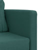 2-i-1 sovesofa 112x174x55 cm stof mørkegrøn