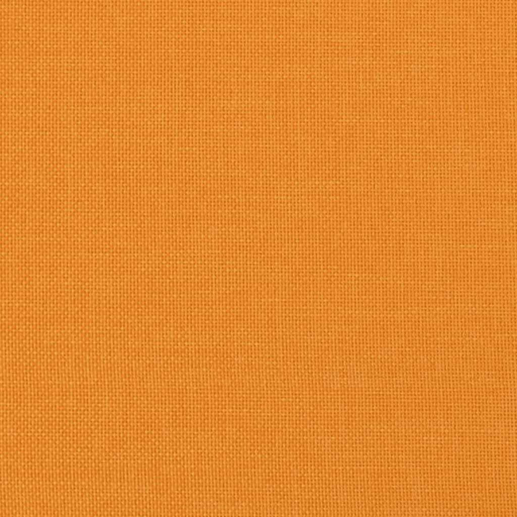 2-i-1 sovesofa 112x174x55 cm stof mørkegul
