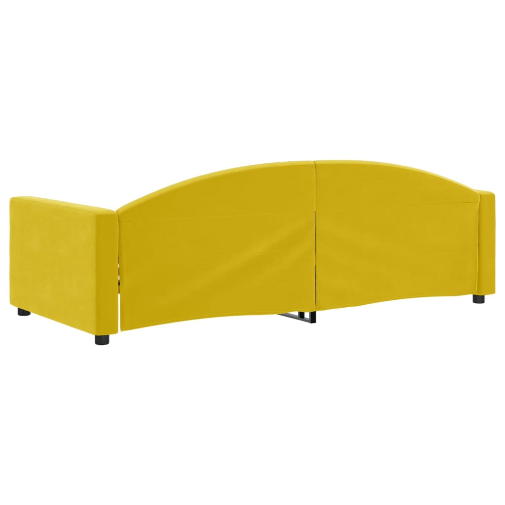 daybed 90x200 cm velour gul