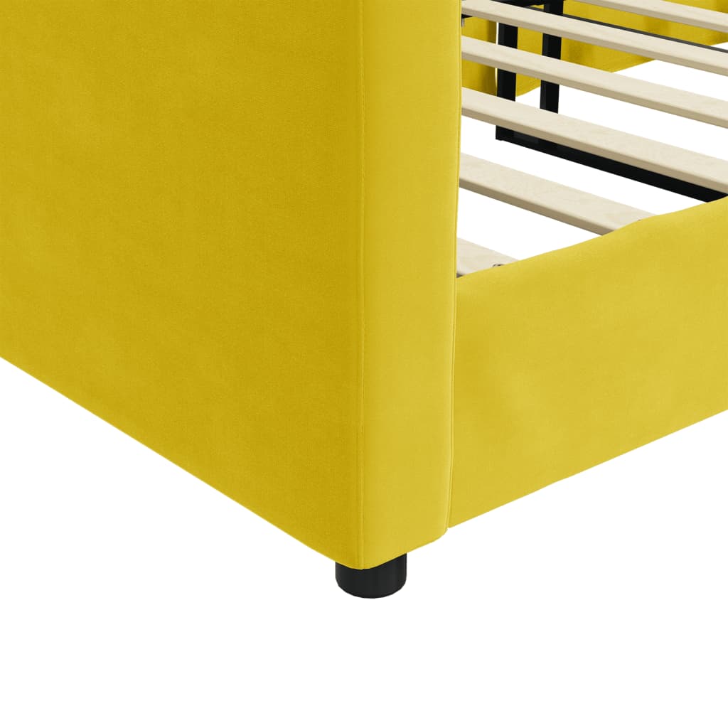 daybed 90x200 cm velour gul