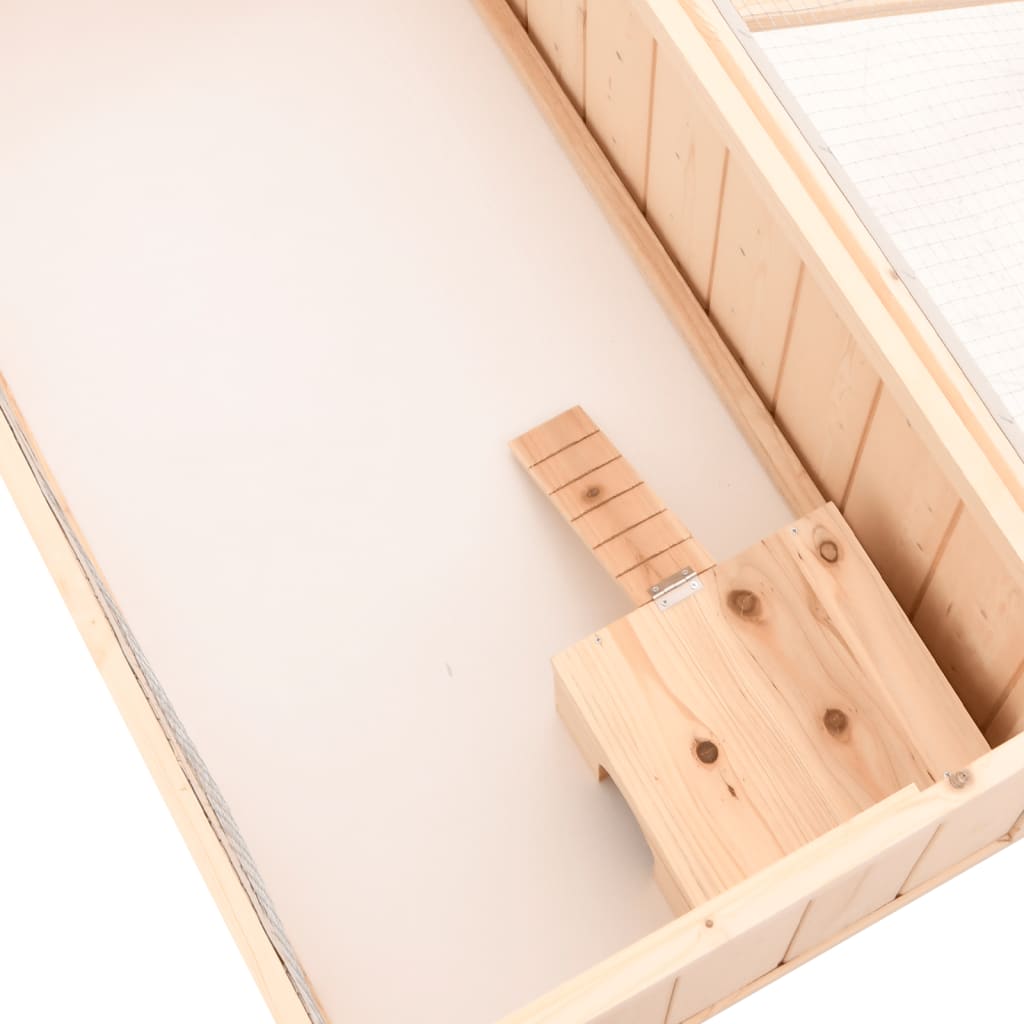 hamsterbur 104x52x38 cm massivt fyrretræ