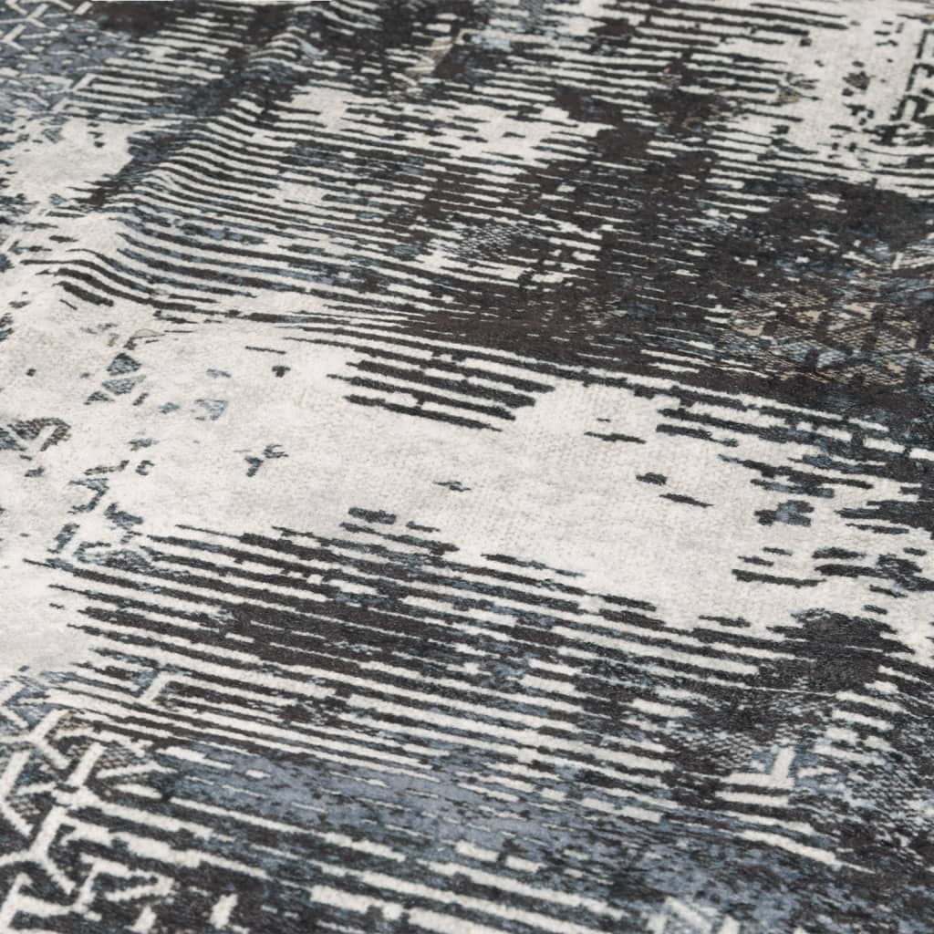 gulvtæppe 120x180 cm vaskbart og skridsikkert flerfarvet