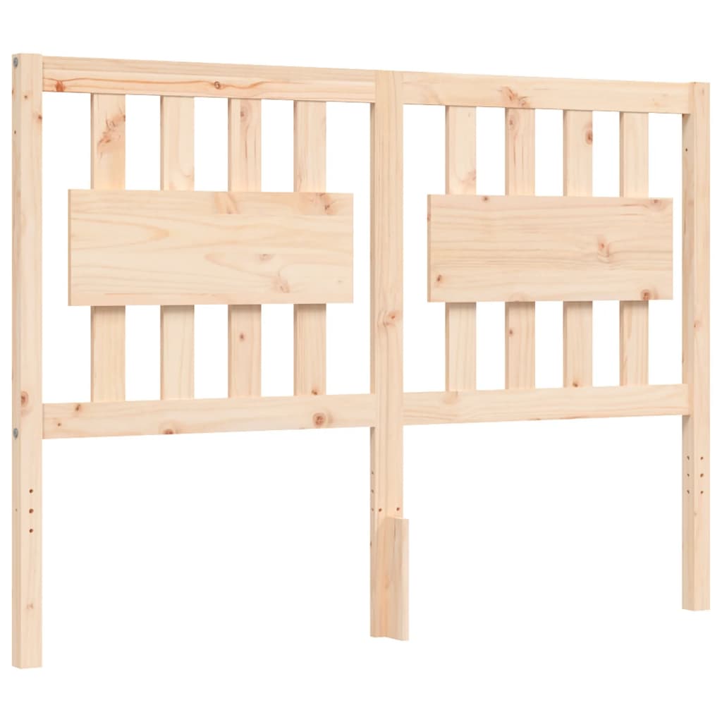 sengeramme med sengegavl Small Double massivt træ