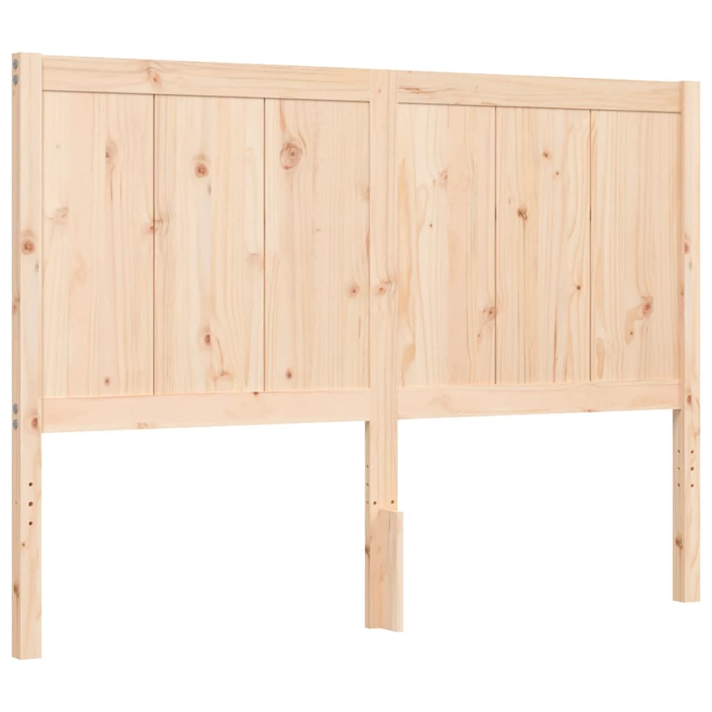 sengeramme med sengegavl Small Double massivt træ