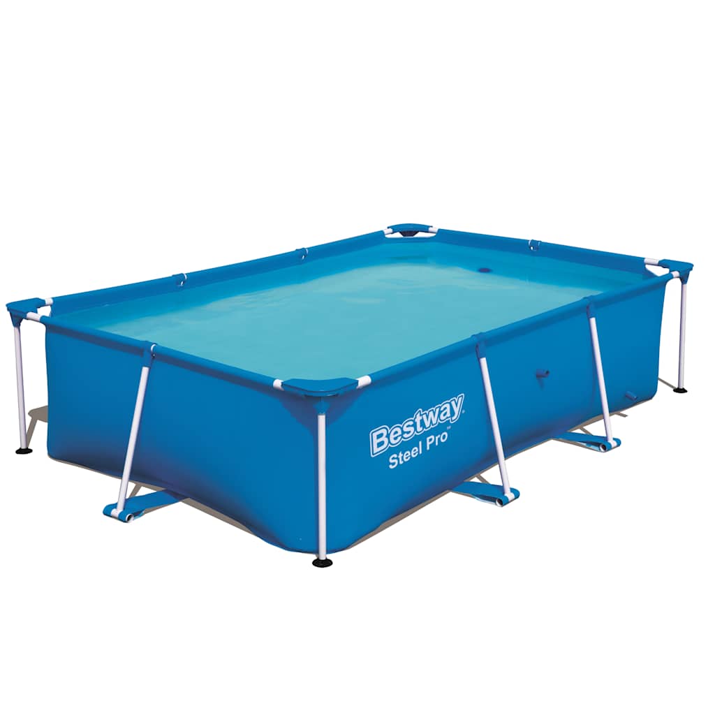 Steel Pro swimmingpool med stålstel 259x170x61 cm 56403