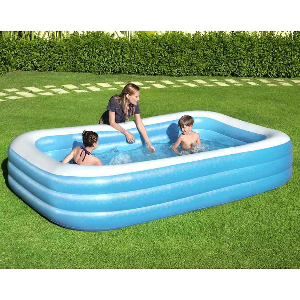 oppusteligt badebassin 305x183x56 cm