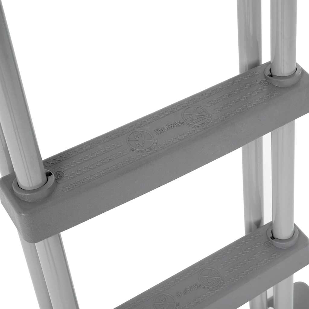 Power Steel swimmingpoolsæt 412x201x122 cm rektangulær
