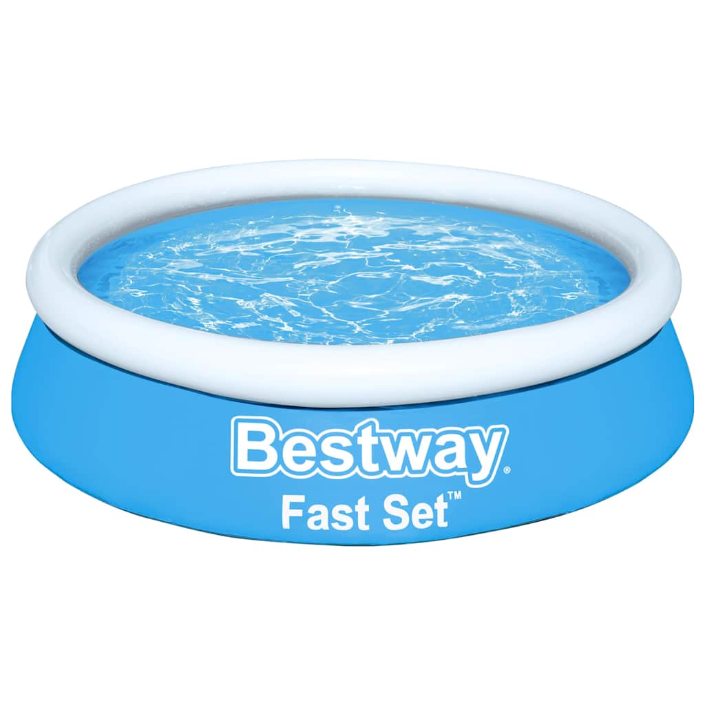 Fast Set oppusteligt badebassin 183x51 cm blå