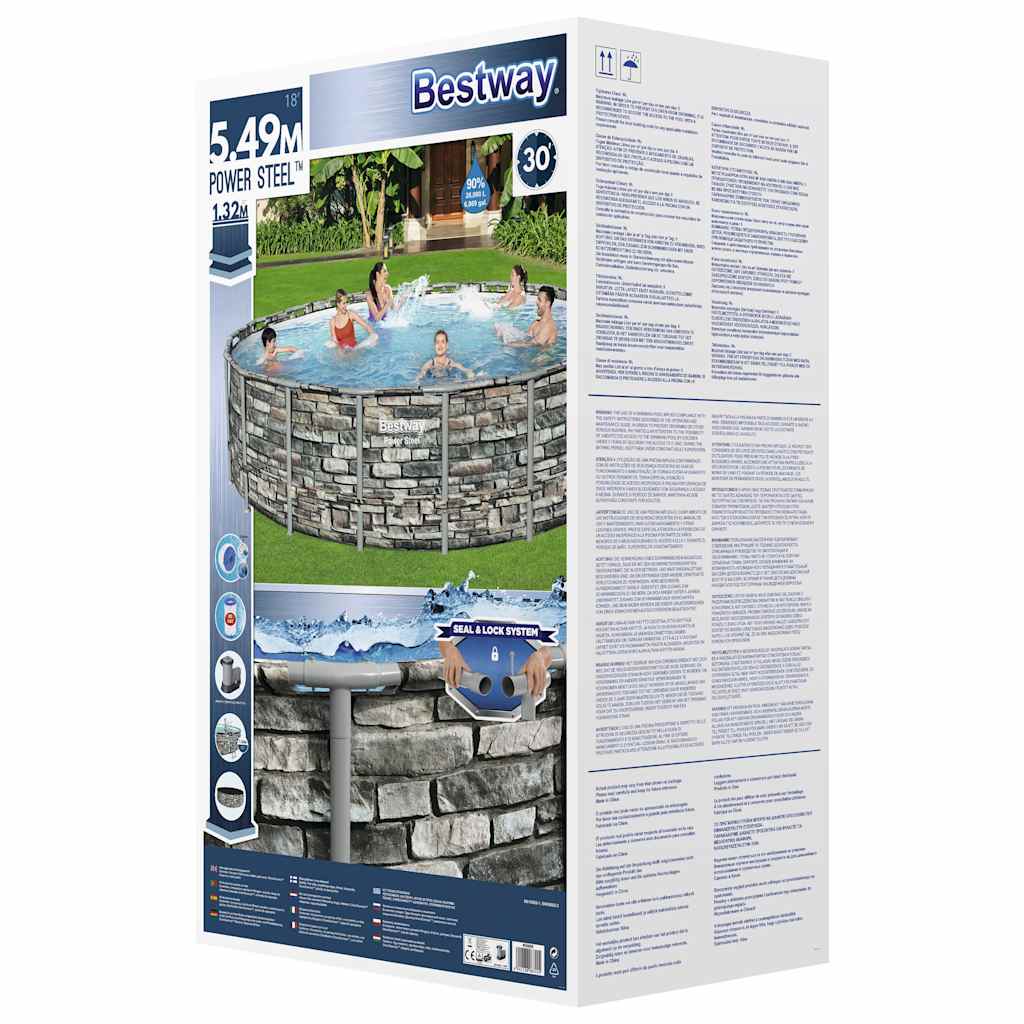 Power Steel swimmingpool 549x132 cm