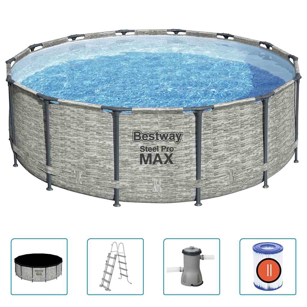 Power Steel swimmingpool 427x122 cm
