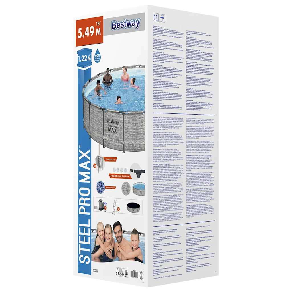 Power Steel swimmingpool 549x122 cm