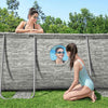 Power Steel swimmingpoolsæt 488x305x107 cm
