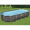 swimmingpoolsæt 7,32x3,66x1,22 m oval