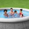swimmingpoolsæt 366x76 cm rund