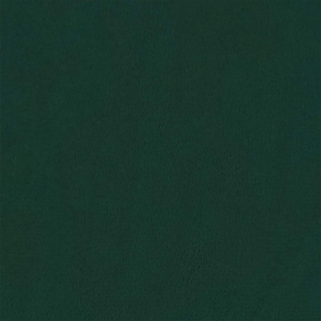 2-personers sofa med pyntepuder 140 cm velour mørkegrøn