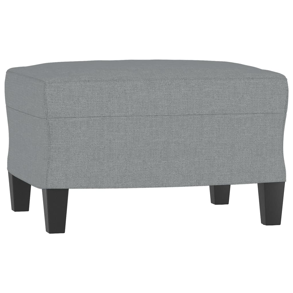 sofasæt 4 dele stof lysegrå