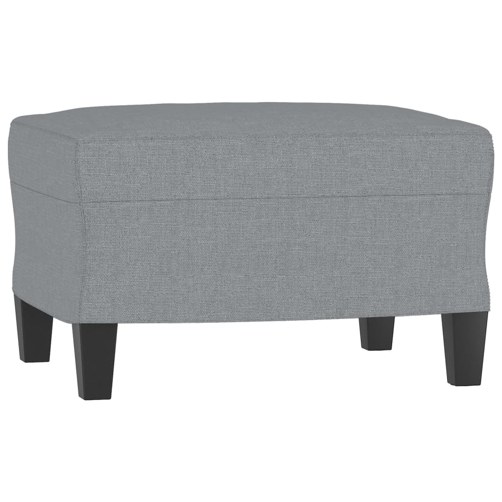 sofasæt 3 dele stof lysegrå