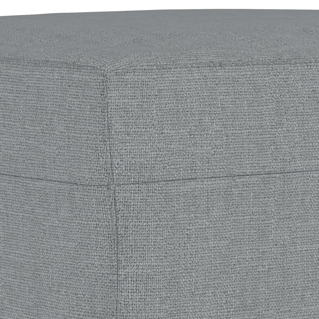 sofasæt 3 dele stof lysegrå