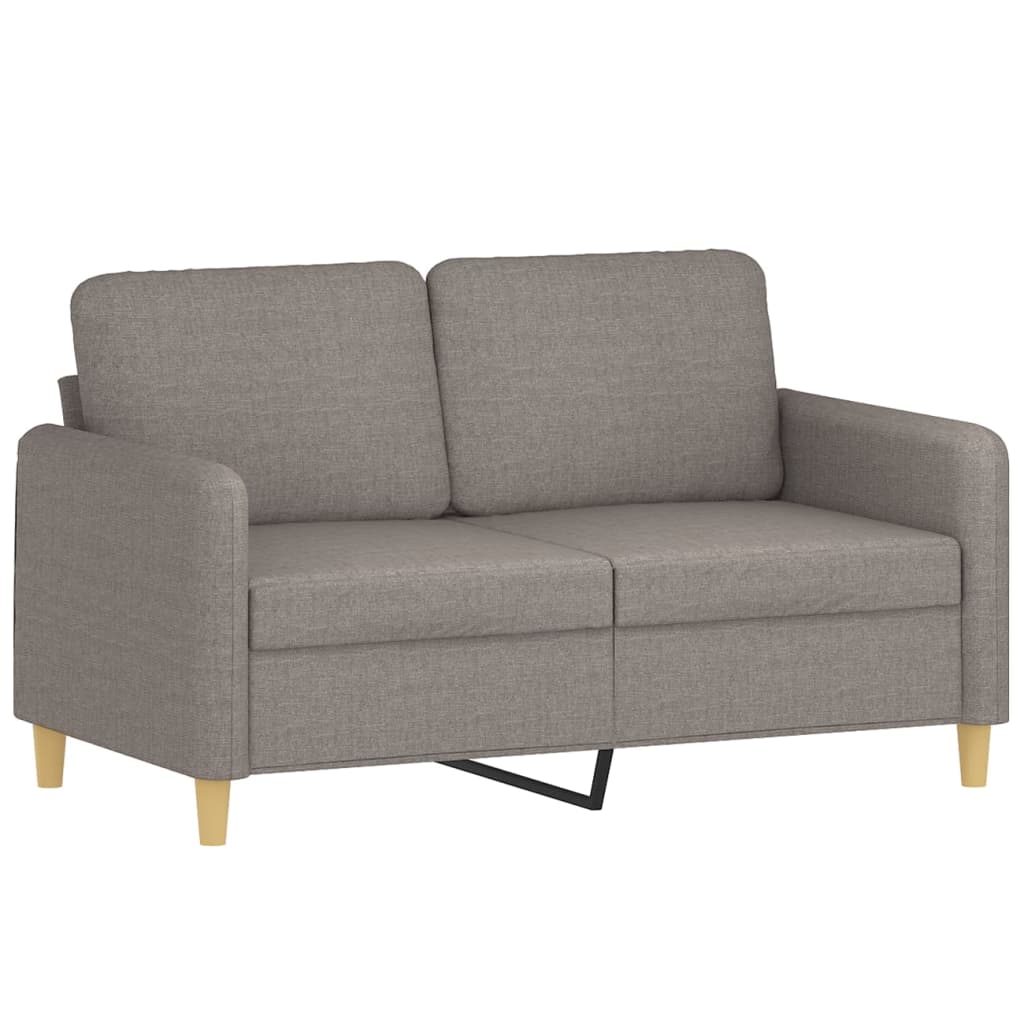 sofasæt 4 dele med puder stof gråbrun