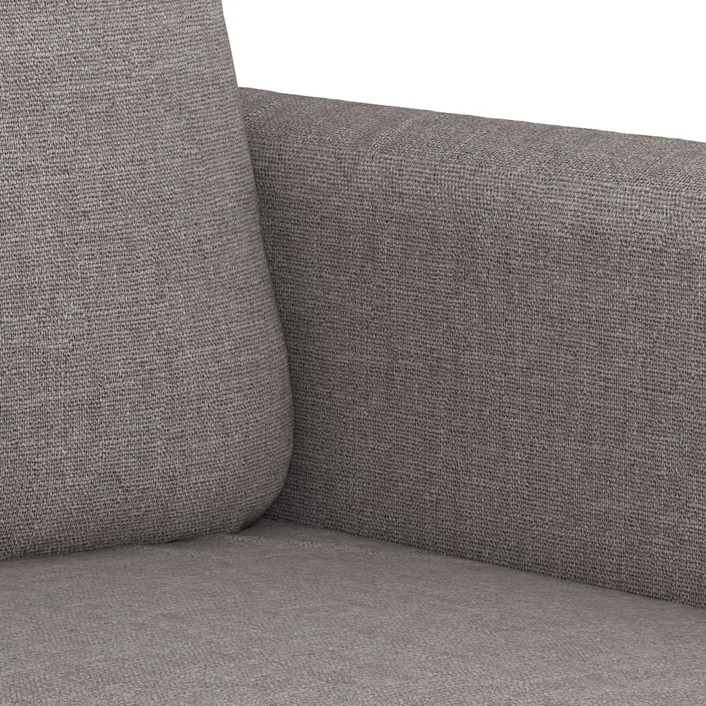 sofasæt 4 dele med puder stof gråbrun