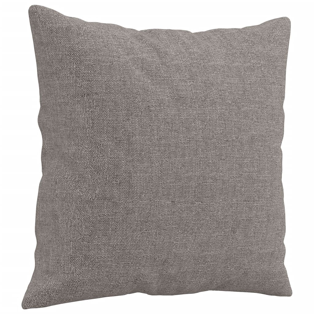 sofasæt 4 dele med puder stof gråbrun