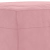 sofasæt 4 dele med puder velour lyserød