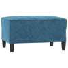 sofasæt 4 dele med puder velour blå