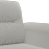 sofasæt 4 dele med hynder mikrofiberstof lysegrå