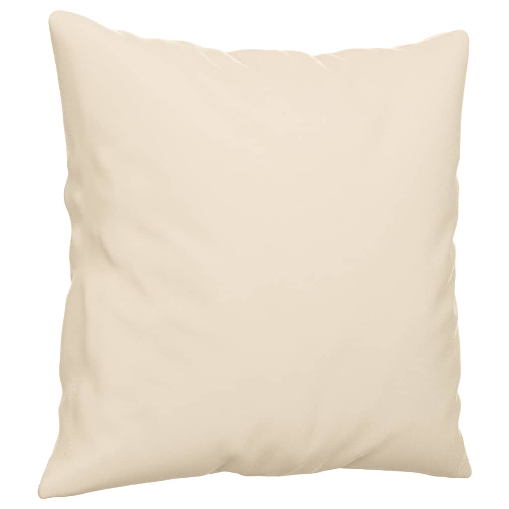 sofasæt 4 dele med puder mikrofiberstof beige
