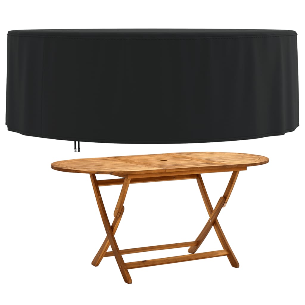 overtræk til havemøbler 2 stk. Ø 244x71 cm 420D oxfordstof