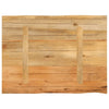 bordplade 80x60x3,8 cm naturlig kant massivt mangotræ