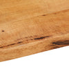 bordplade 80x60x3,8 cm naturlig kant massivt mangotræ