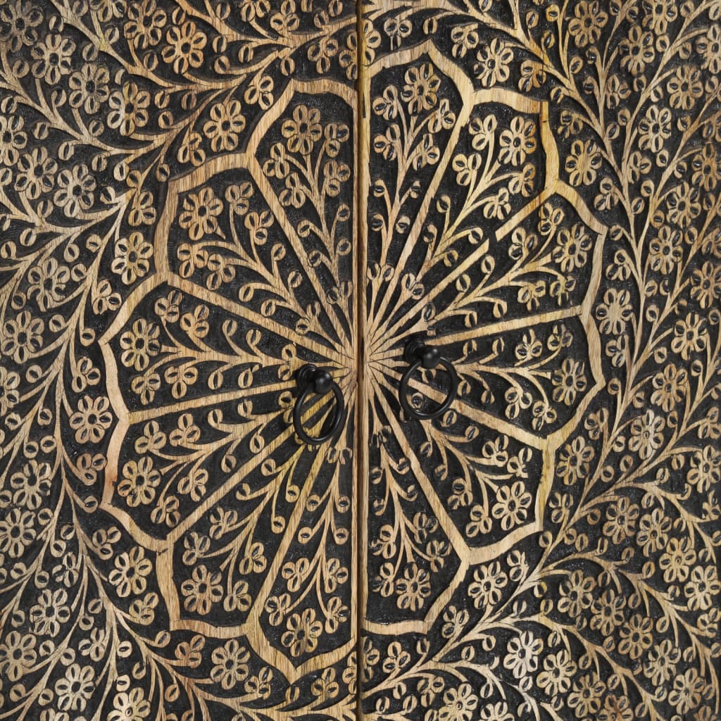 skab 60x33x75 cm massivt mangotræ